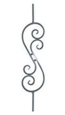 Wrought Iron Railing Panel