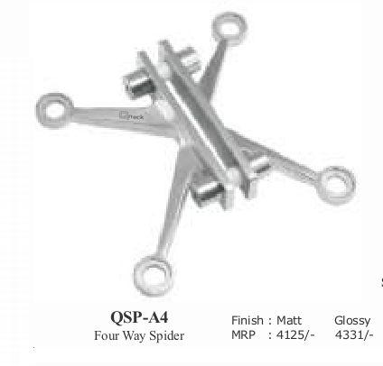 Stainless Steel Spider Fitting With Fin, Feature : Corrosion Proof, Excellent Quality, Rust Proof