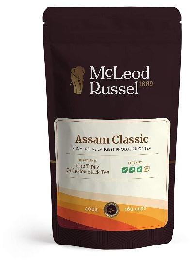 McLeod Russel 1869 - Assam Classic 400g Golden Tips Orthodox Tea Second Flush Black Loose 160+ Cups
