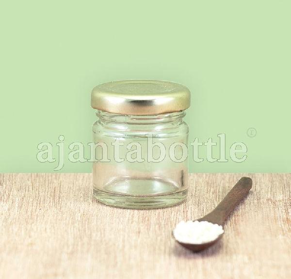 Round Lug Glass Jar