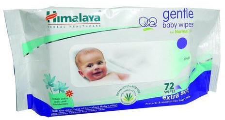 Cotton Plain Gentle Baby Wipes, Packaging Type : Plastic Packet