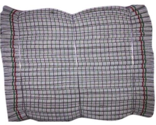 Rectangle Check Cotton Gamcha, for Bathroom, Size : 16X28 Inches