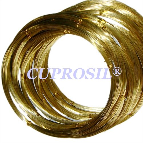 CUPROSIL Brass Brazing Wire, Packaging Type : Roll on Spool