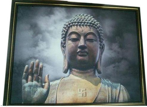 Buddha Canvas Wall Paintings, Color : Multiple color