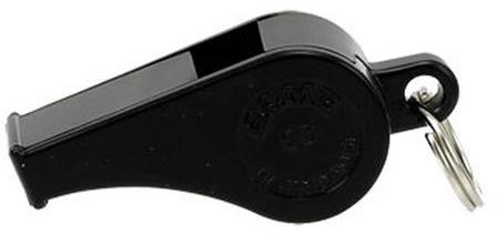 Plastic Security Whistle, Color : Black