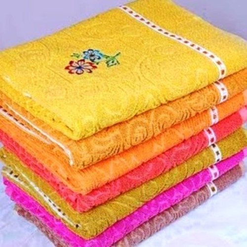 Embroidered Towels, for Bathroom, Size : Standard