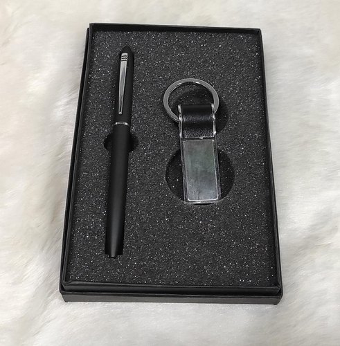 Metal Pen Keychain Set, Color : Black