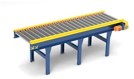 Mild Steel Powered Roller Conveyor, Capacity : 50 kg/ft