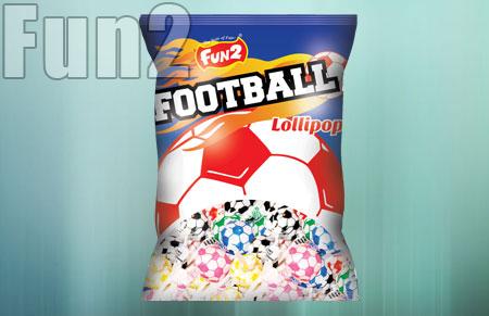 Fun2 Football Lollipop, Taste : Sour