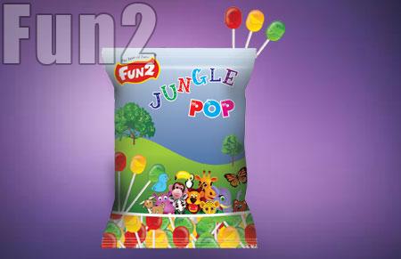 Fun2 Jungle Pop Lollipop, Taste : Sour