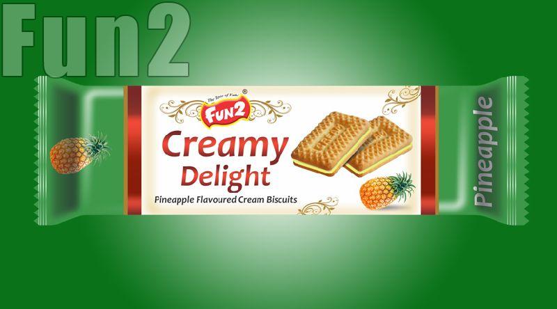 Mini Pineapple Cream Biscuits