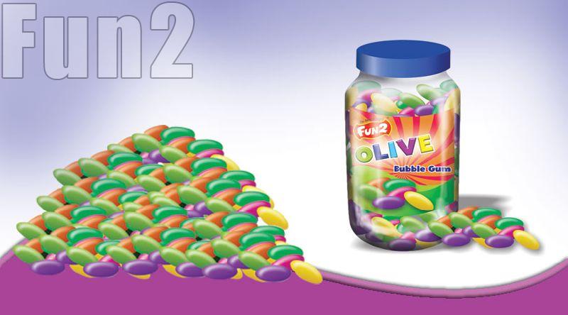 Olive Bubble Gum, Color : Multi-Colored