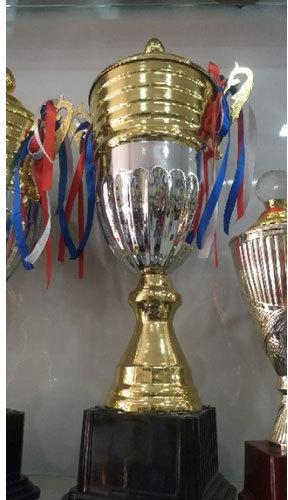 Brass Award Cup, for School, Collage, Office, Color : Golden