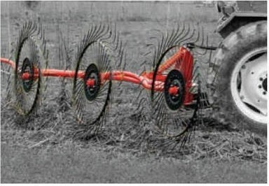 Imported Hay Rake, Color : Red