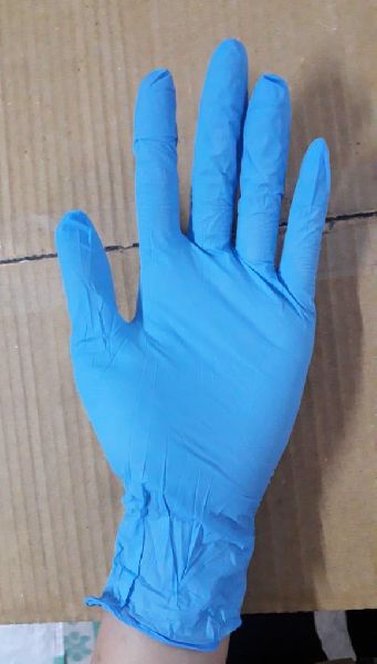 Medi+ Nitrile Examination Gloves, Color : Blue