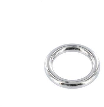 Elegant SS Metal O Ring, Color : Silver