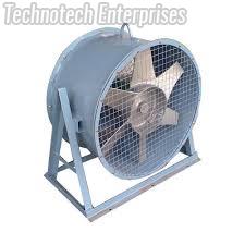 Automatic Double Phase Metal Axial Man Cooler Fan, for Industrial, Color : Metallic