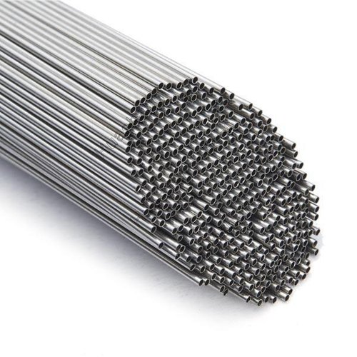 Round Stainless Steel Seamless Capillary Tube, Color : Silver
