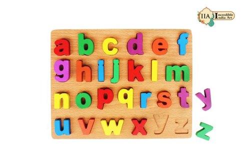 Wooden Alphabet Puzzel, Age Group : 3 +