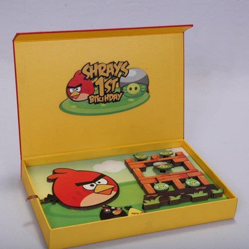 Cardboard Kids Birthday Invitation Box, Paper Type : Craft