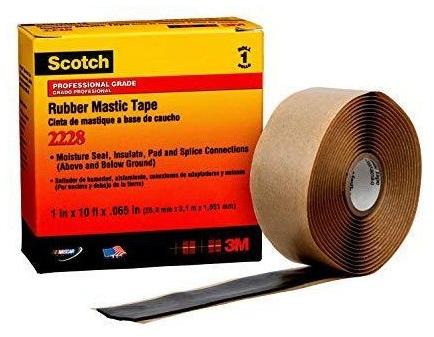 3M Rubber Mastic Tape, Color : Black