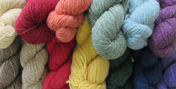 Plain Woolen Yarn, Color : Brown