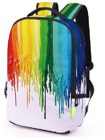 Printed Multi Color School Bags, Feature : Easy Wash
