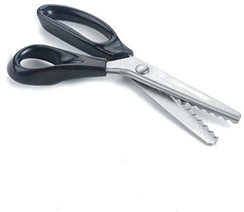 Plastic Toothed Tailoring Scissor, Size : 8 Inch