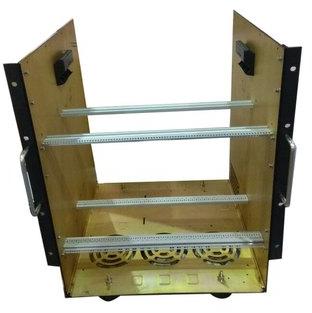 Shubdin Industries Stainless Steel Display Console Unit, Shape : Rectangular