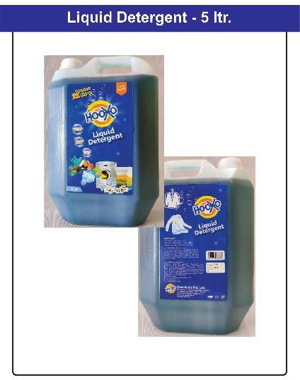 HooXo 5ltr. Liquid Detergent, for Cloth Washing, Packaging Type : Plastic Bottle