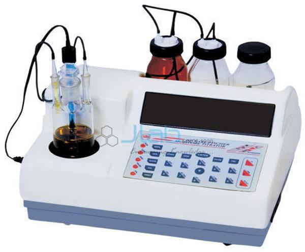 Microprocessor K.F. Moisture Titrator, Features : 8-Digit Digital Display, Motorized Dispensing