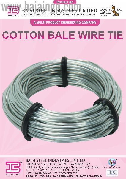 Polished Galvanised Cotton Bale Wire Ties, Length : Customised