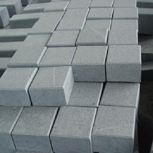 Granite Cube Stone, Color : Grey