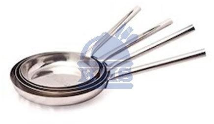 KHS Stainless Steel Fry Pan, Handle Length : 80-100 mm