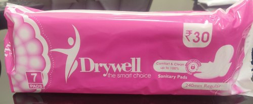 Drywell Cotton Regular Sanitary Pads, Style : Disposable