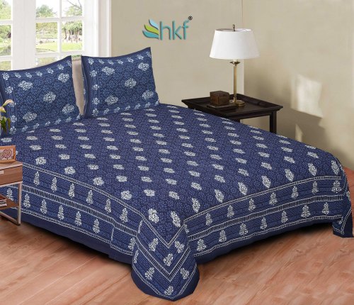 Hand Block Printed Double Bedsheet