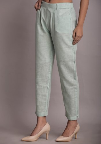 Plain Cotton Trousers, Size : M
