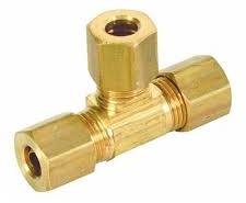 Brass Compression Tee, for Industrial Fittings