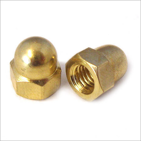 Brass Dome Nuts, for Industrial Use, Feature : Corrosion Resistant