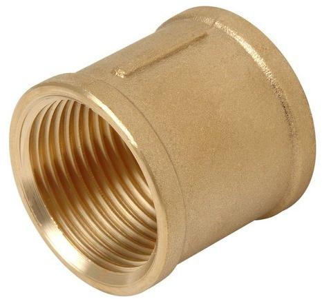 Brass Round Socket, for Fitting, Color : Golden