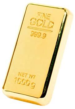 Rectangular 22 Carats Gold Bar, for Jewellery, Color : Golden
