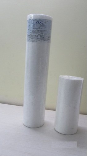 Polypropylene Spun Filter Cartridge, Color : White
