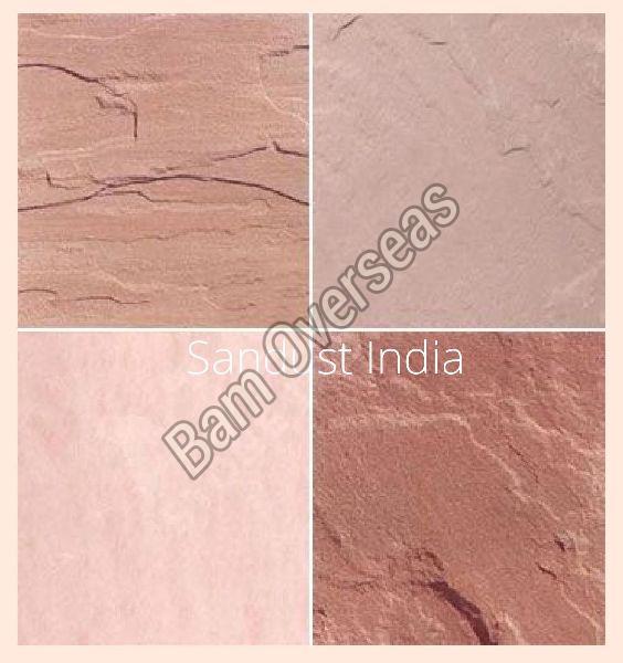 Flamed Plain dholpur pink sandstone, Feature : Non Slip, Shiny Looks