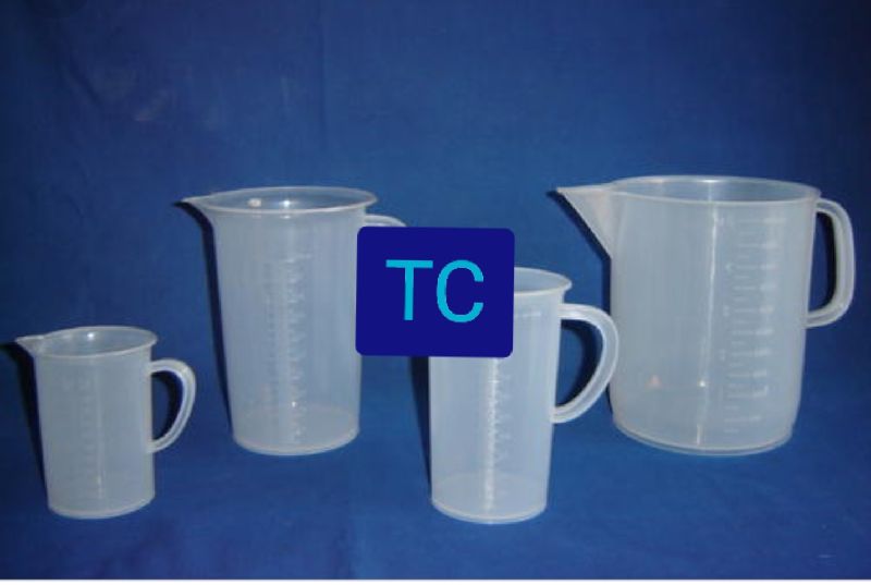 Beaker jar plastic, for Chemical Use, Lab Use, Feature : Dustproof, Light Weight, Perfect Shape, Waterproof