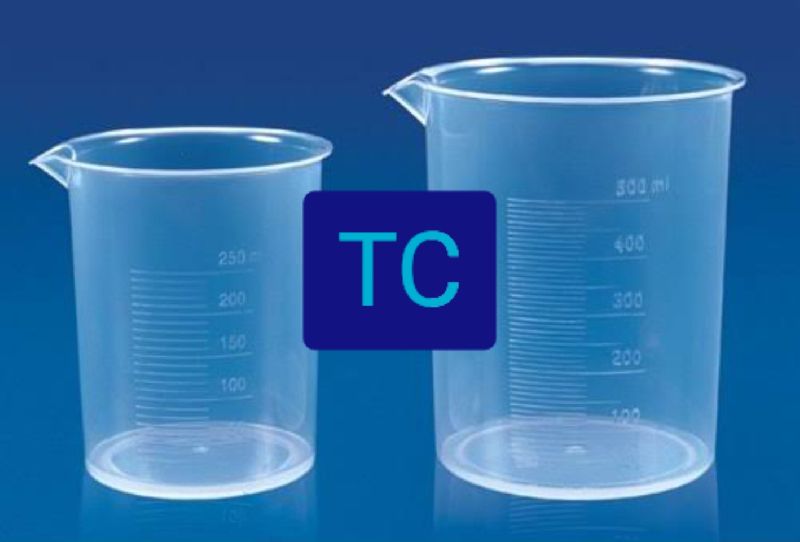 Beaker Plastic, for Chemical Use, Lab Use, Feature : Crackrpoorf, Durable, Dustproof, Heat Resistance