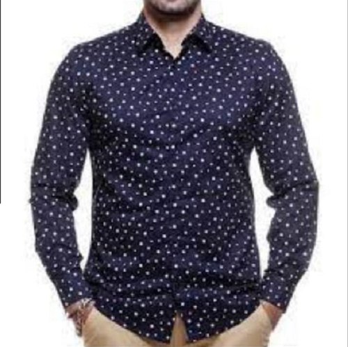 Mens Cotton Printed Shirt