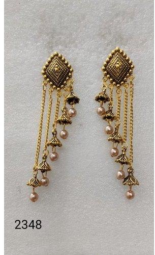 Brass Ladies Imitation Earrings, Occasion : Wedding