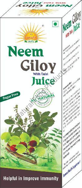 Neem giloy with tulsi juice 1000ml, Certification : Fssai