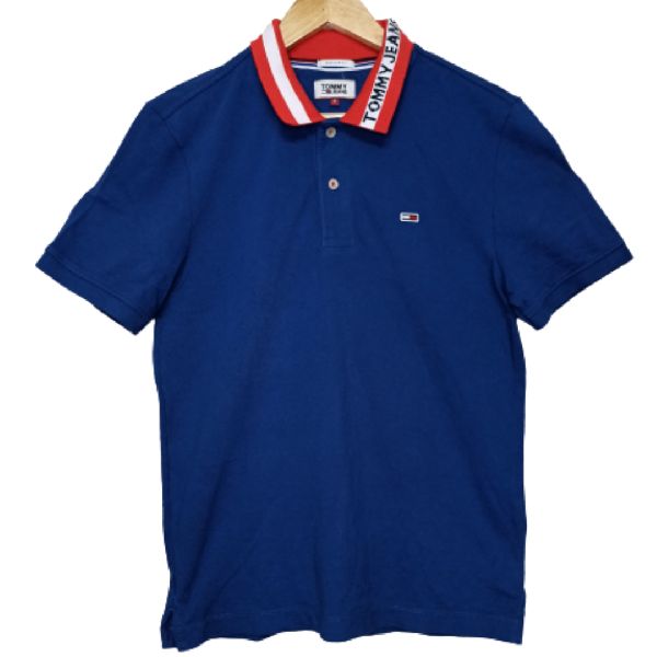 Mens Tommy Hifiger Polo Neck T-shirt ( Plain Blue) at Rs 650 / piece in ...