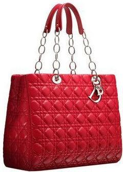 Leather Designer Hand Bag, Color : Red